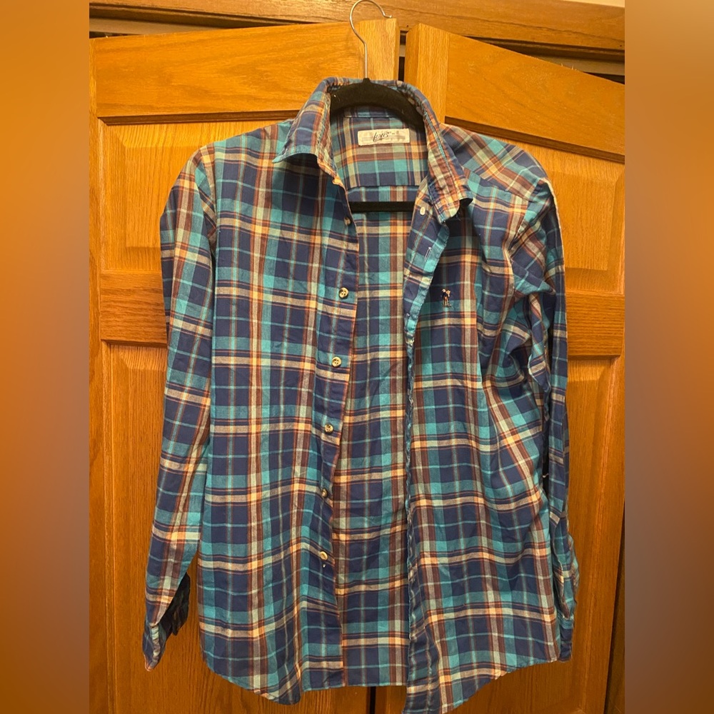 Vintage levis plaid button up
